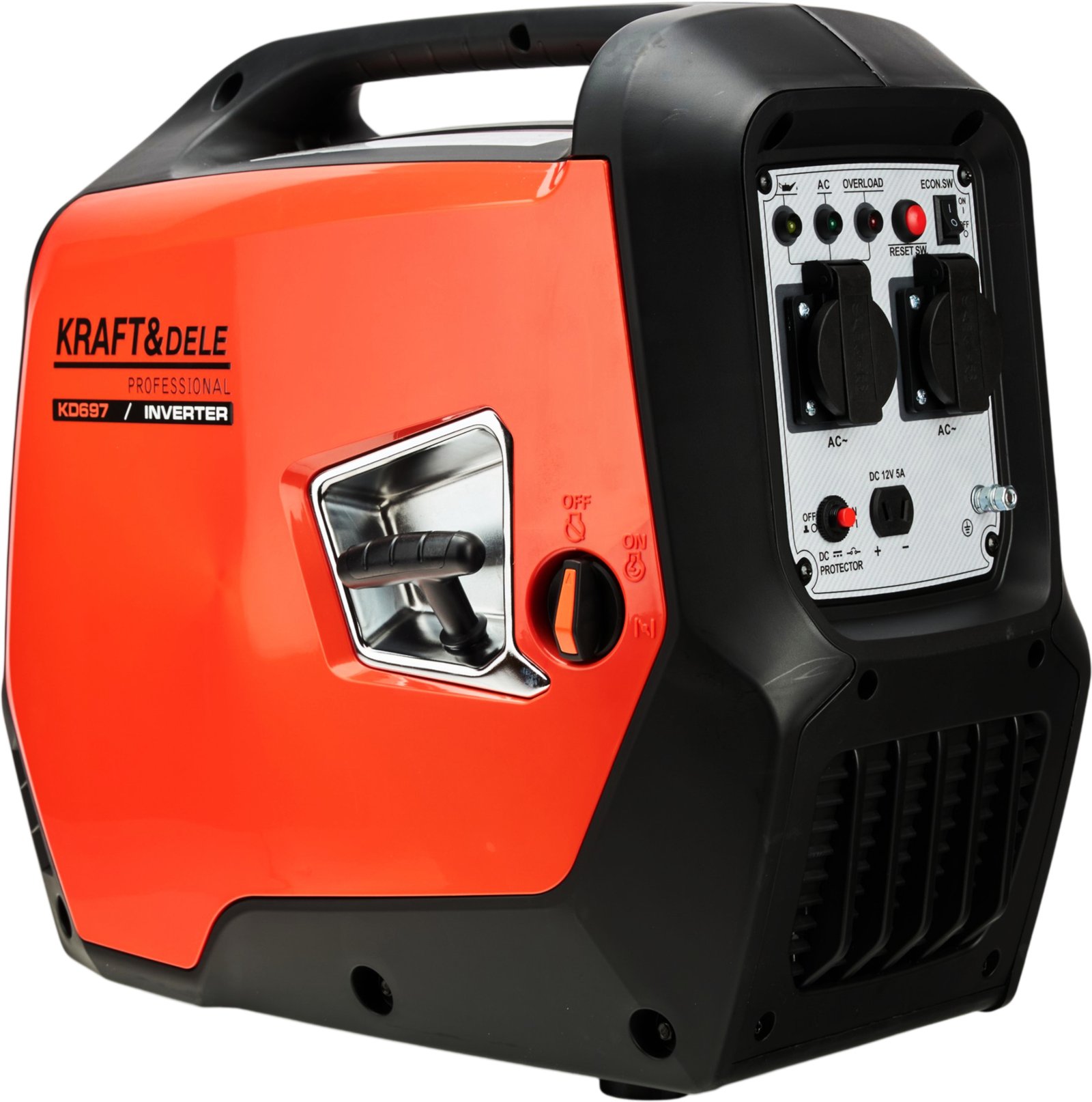 KRAFT&DELE KD697 benzininis inverterinis generatorius 2.3/2.5 kW nuotrauka 6