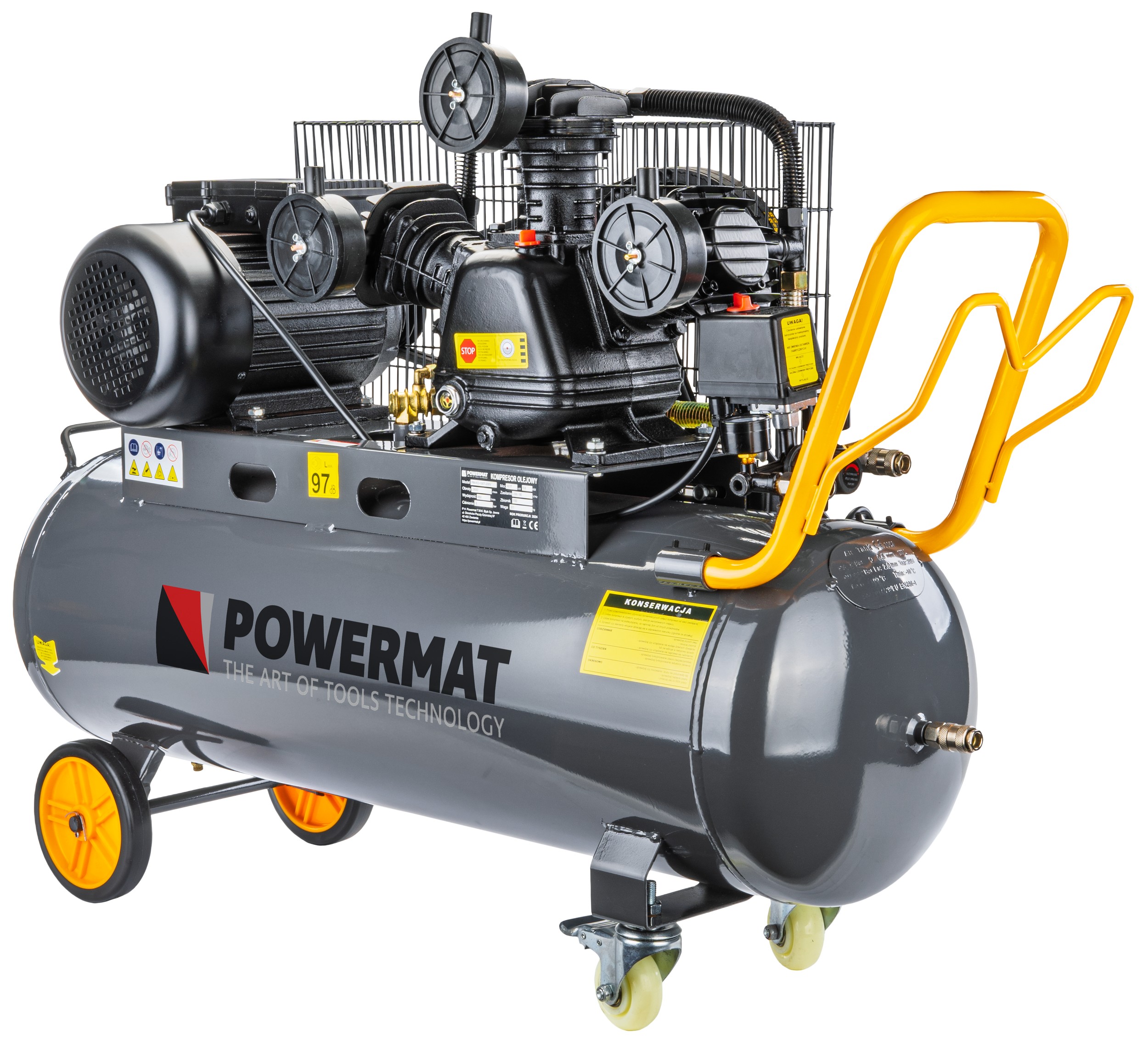 Powermat PM-KO-100T-230V alyvinis oro kompresorius 100 l
