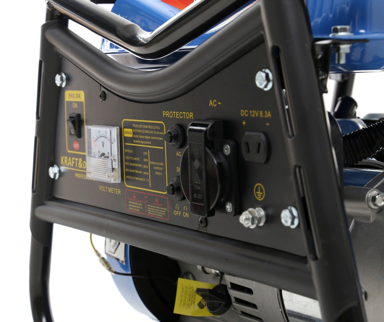 Generatorius KD140, 1500 W, 12/230 V (vienfazis) nuotrauka 7