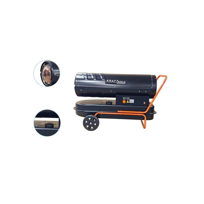 KRAFT&DELE KD11712 dyzelinis šildytuvas su termostatu, 60 kW nuotrauka 7