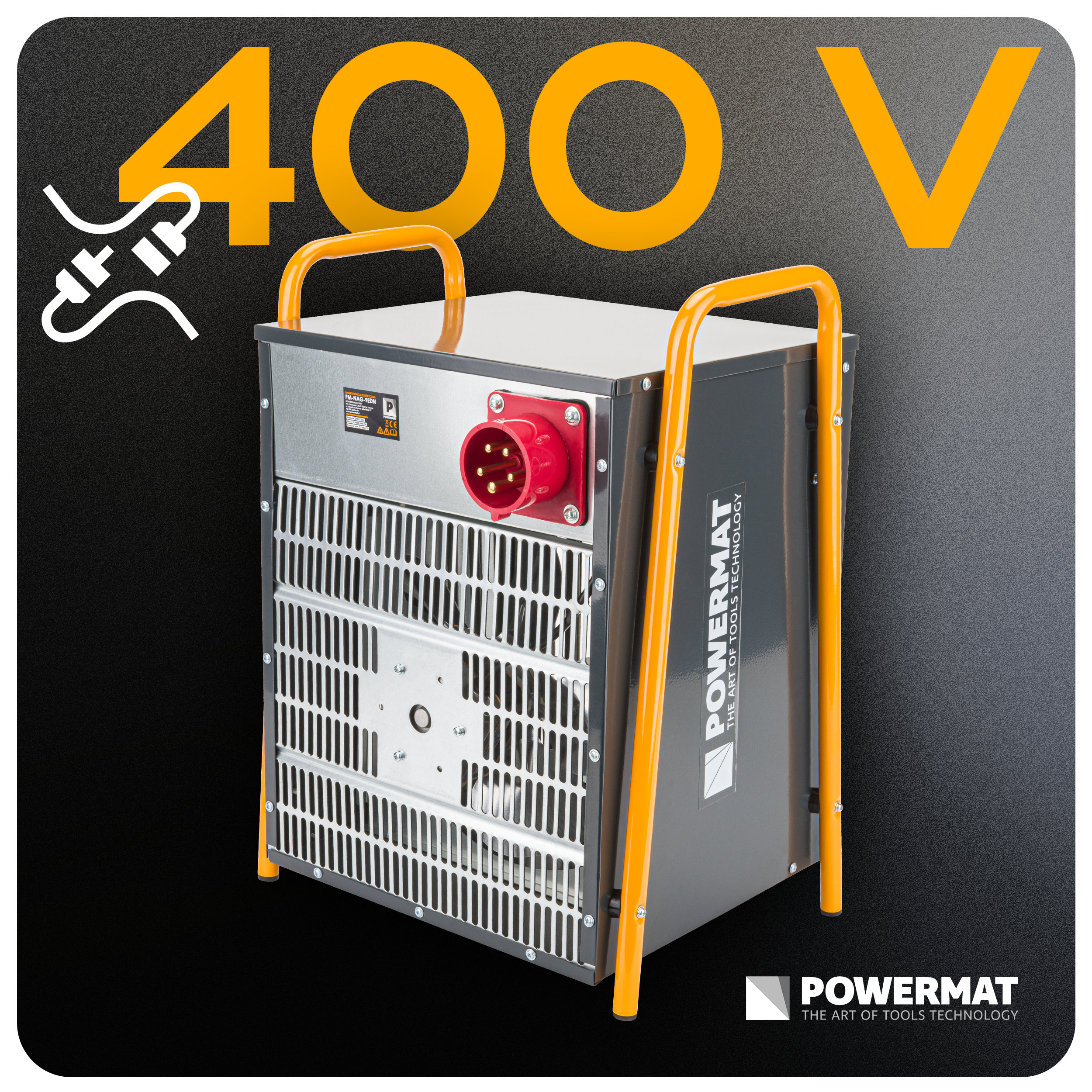 Elektrinė šilumos patranka Powermat PM-NAG-9EDN 9 kW 400 V nuotrauka 11