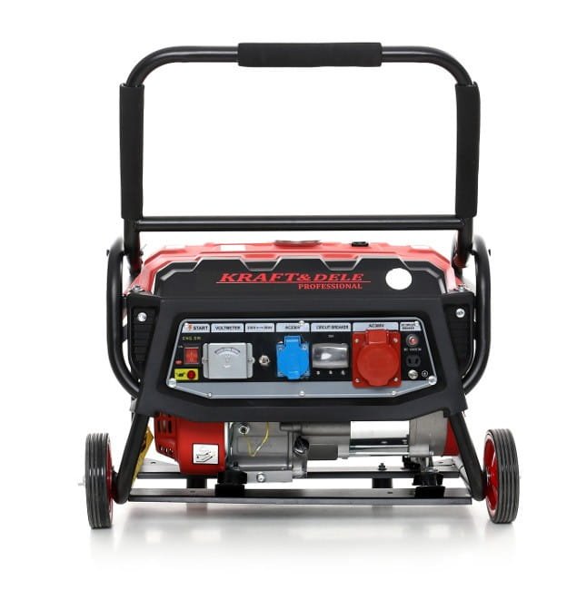 Kraft&Dele KD139 benzininis trifazis generatorius 3000 W (12/230/380 V) — nuotrauka