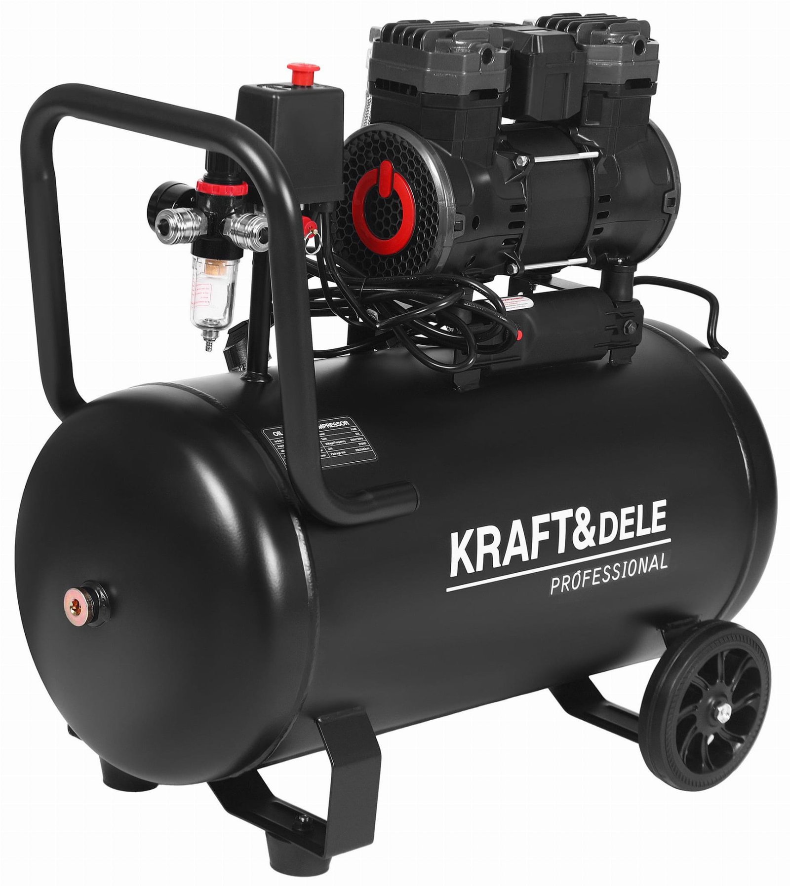 Kraft&Dele KD4082 betepalinis oro kompresorius 50 l, 2500 W nuotrauka 5