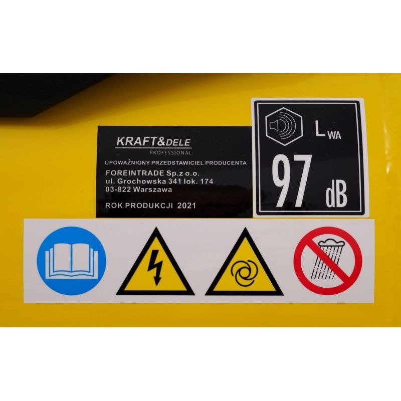 Kraft&Dele KD1416 betepalinis oro kompresorius, 24 l, 8 bar nuotrauka 5