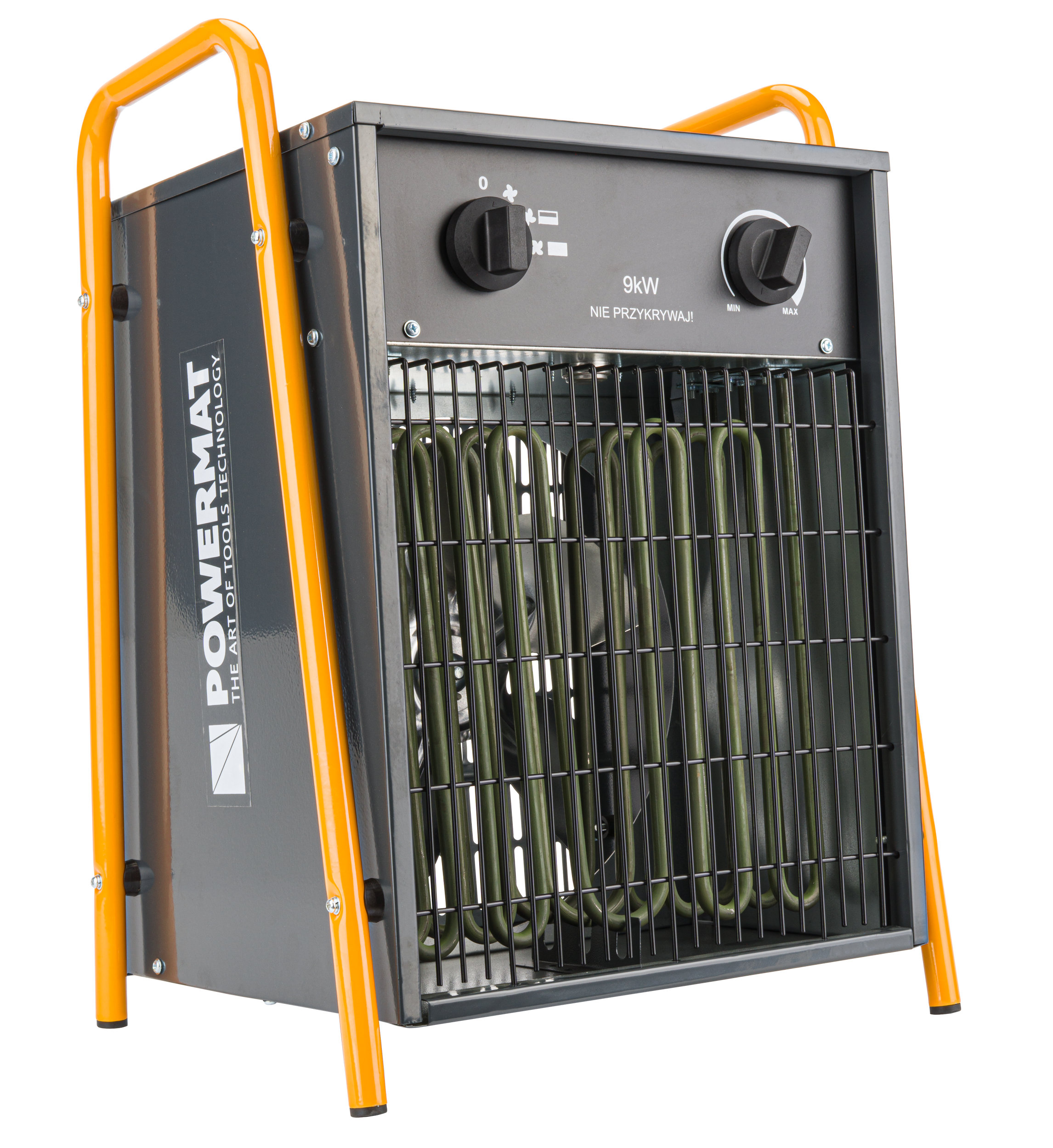 Elektrinė šilumos patranka Powermat PM-NAG-9EDN 9 kW 400 V — nuotrauka 1