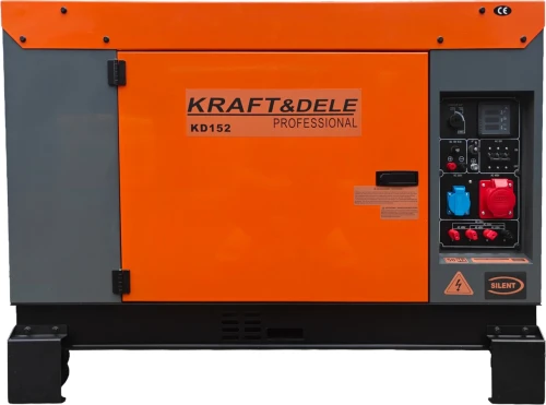 KRAFT&DELE KD152 + KD152-ATS trifazis dyzelinis generatorius su ATS