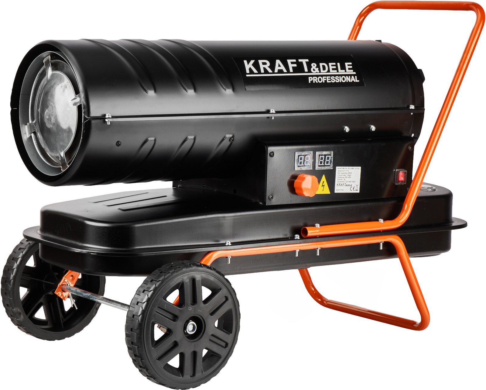 KRAFT&DELE KD11710 dyzelinis šildytuvas, 30 kW, su termostatu