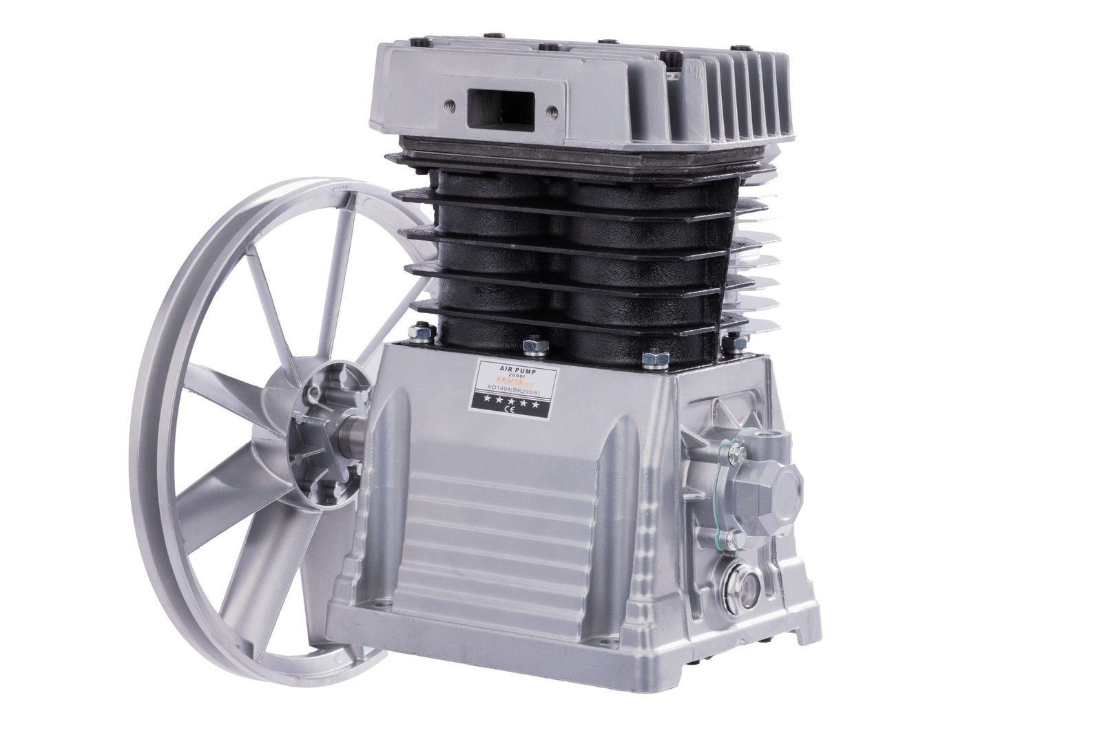 Kraft&Dele KD1494 kompresoriaus siurbimo blokas, 5,5 kW, 820 l/min nuotrauka 11