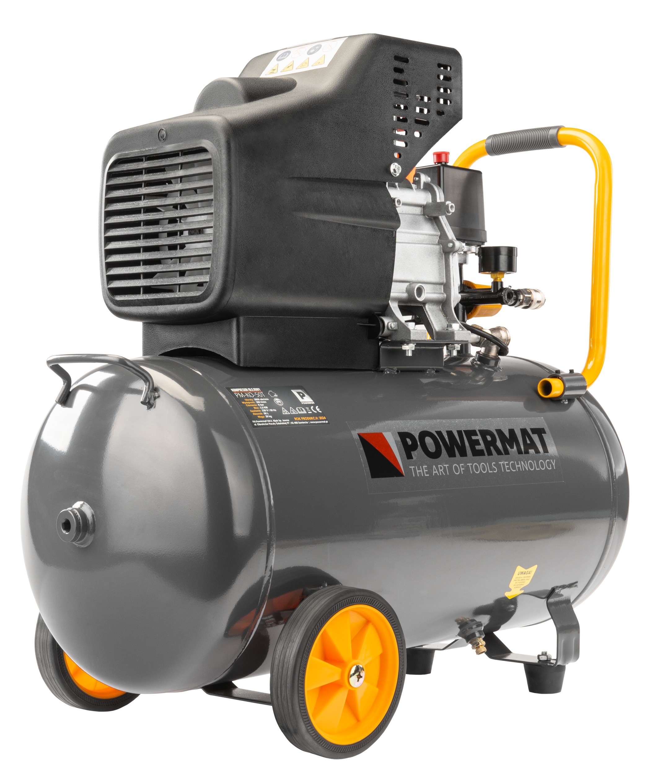 Powermat PM-KO-50T alyvinis oro kompresorius (PM0685) nuotrauka 8