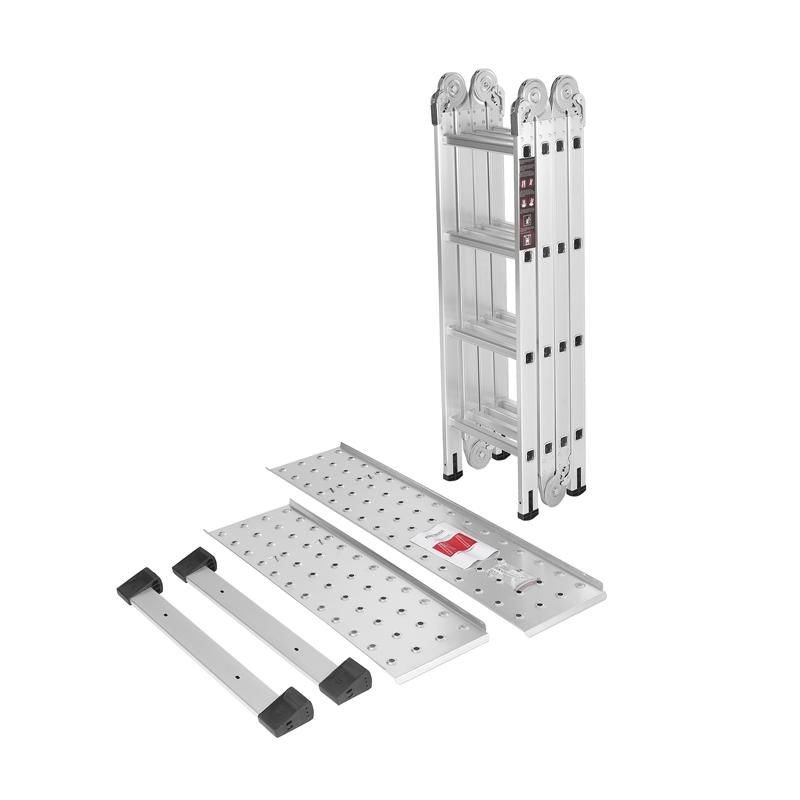 Kopėčios su platforma 4×4, 460 cm KD4071 nuotrauka 8