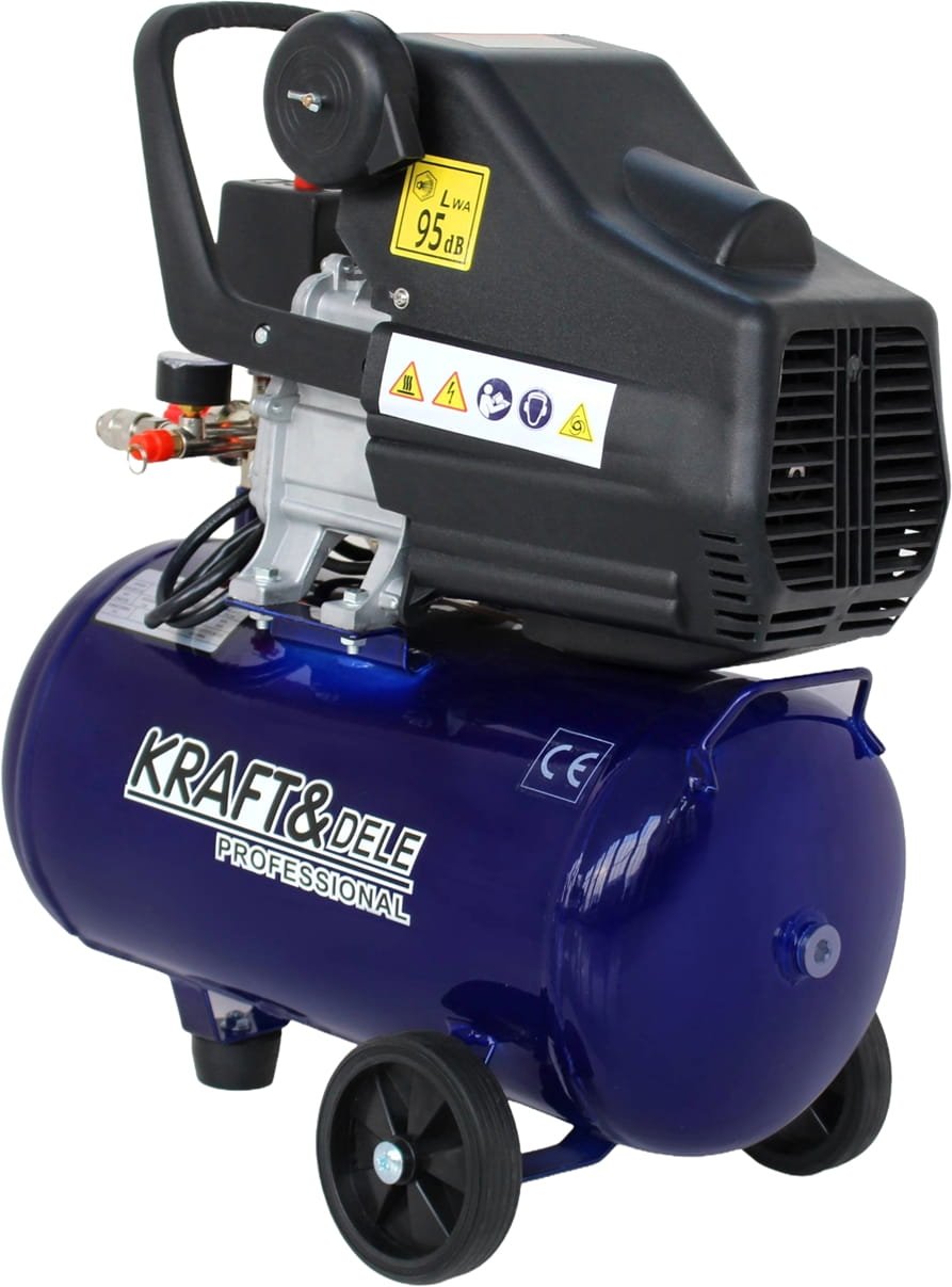 Kraft&Dele KD4050 alyvinis oro kompresorius 24 l, 230 V nuotrauka 5