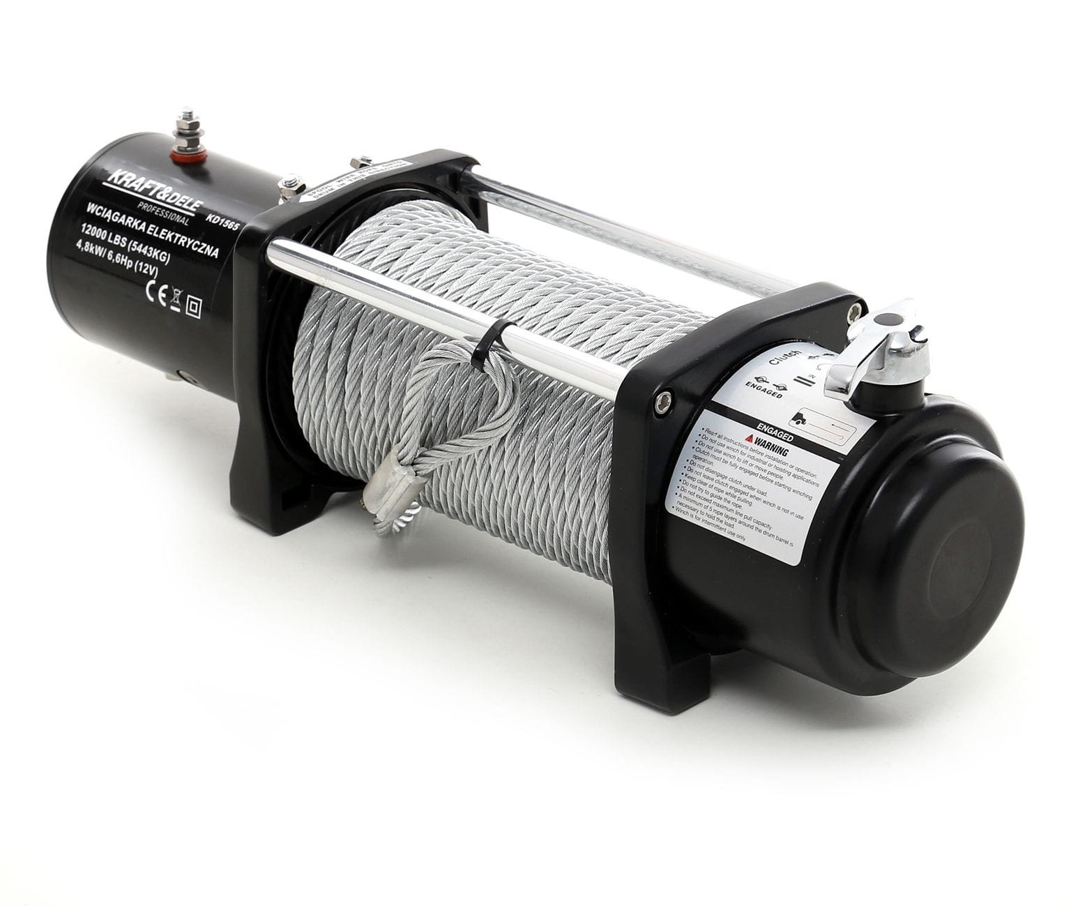 Kraft&Dele KD1565 elektrinė gervė 12 V, 12000 lbs nuotrauka 4
