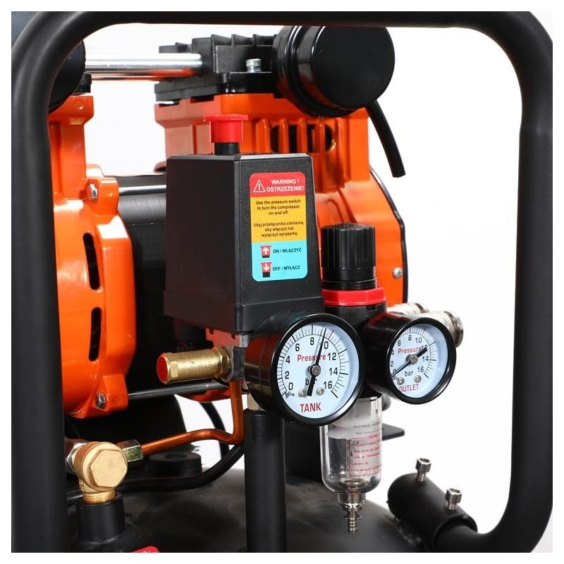 Kraft&Dele KD1388 bealyvis oro kompresorius, 50 l, 2000 W nuotrauka 6