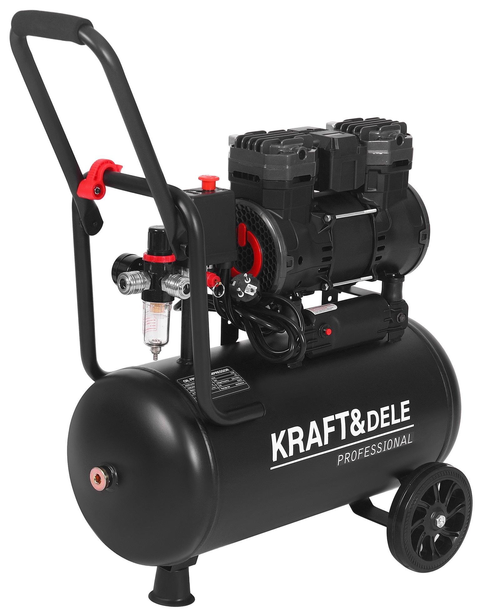 Kraft&Dele KD4081 betepalinis oro kompresorius, 24 l, 1450 W