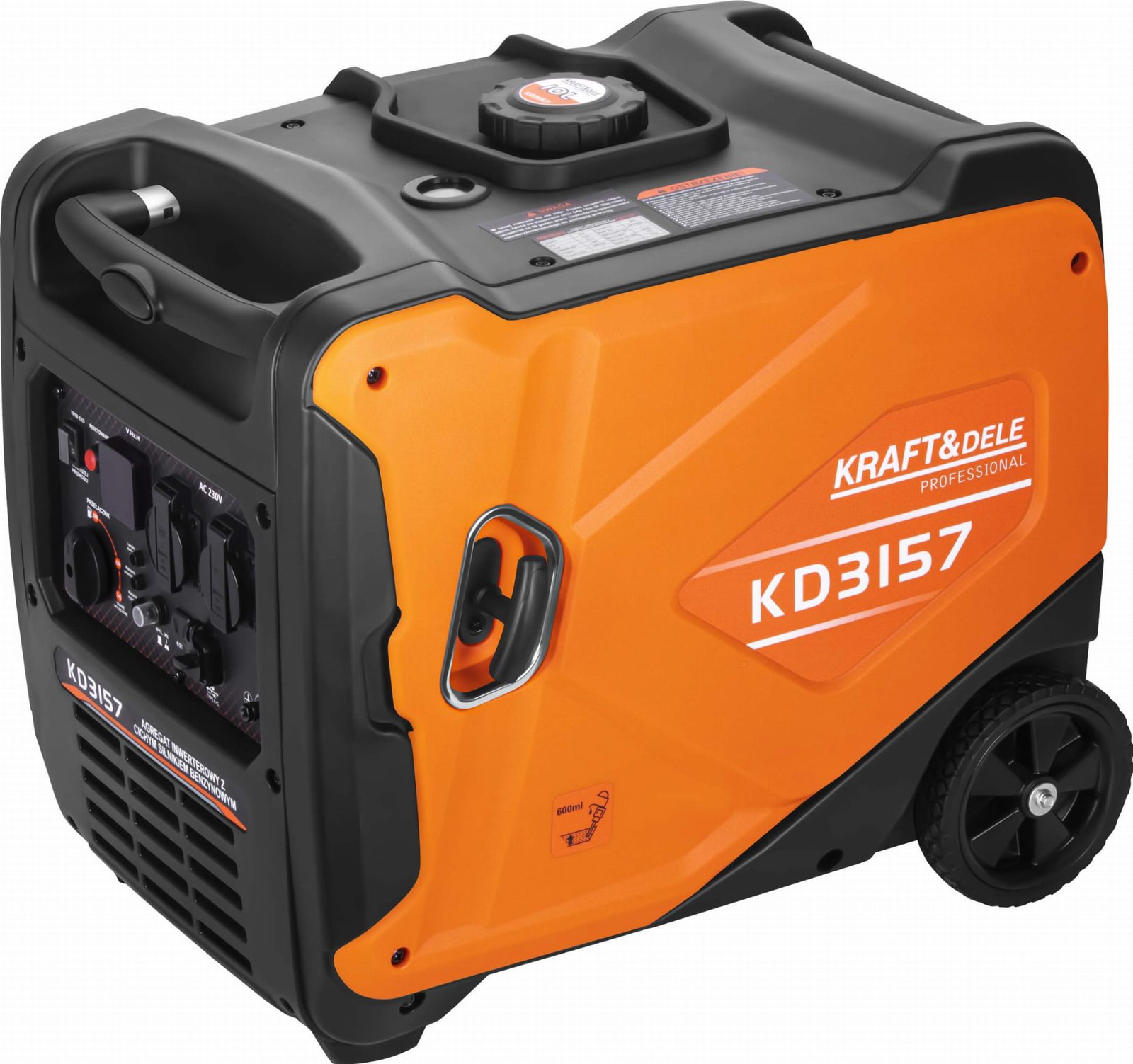 KRAFT&DELE KD3157 inverterinis generatorius 4,5 kW, 230 V nuotrauka 4