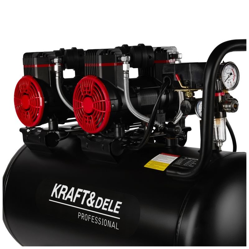 KRAFT&DELE KD1392 betepalinis oro kompresorius, 100 l, 2 × 1500 W nuotrauka 6