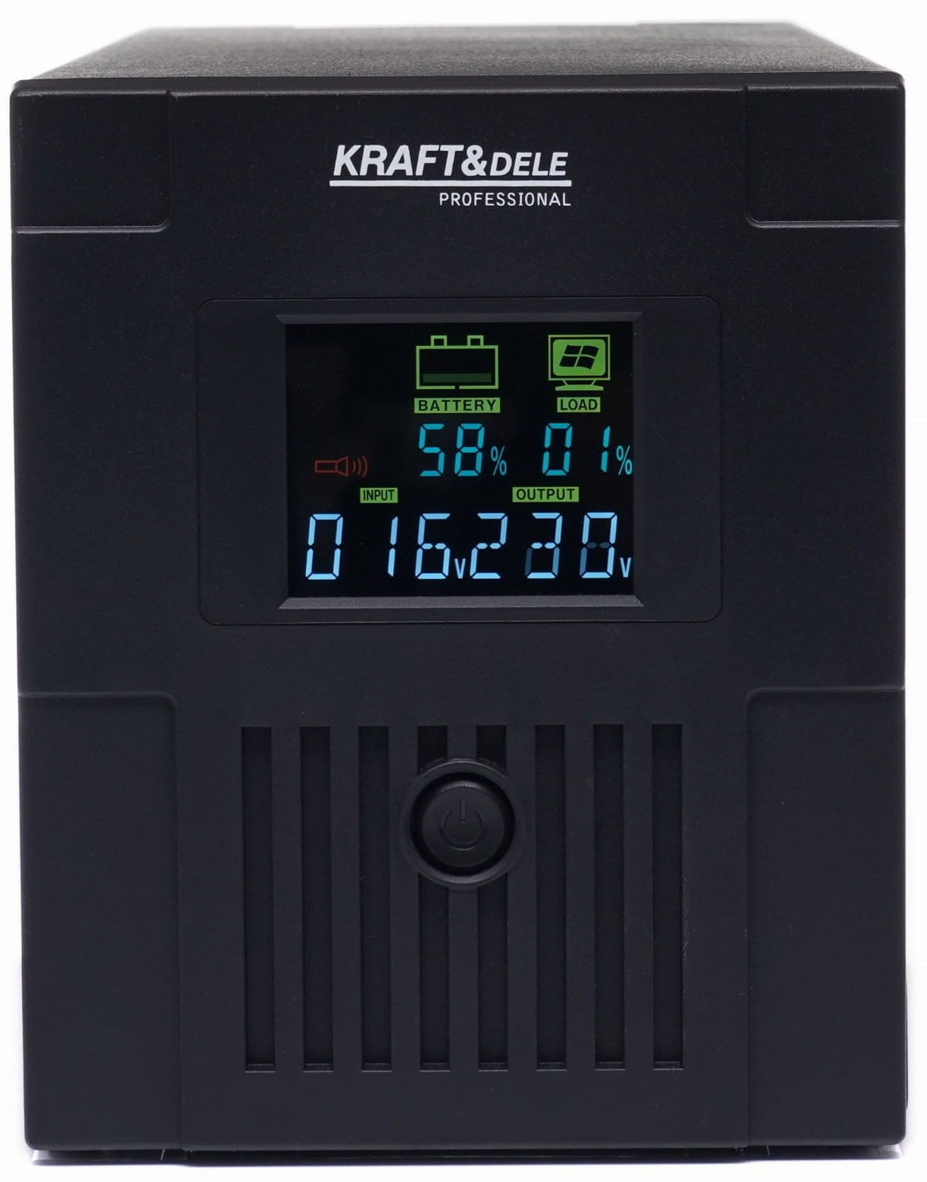 Kraft&Dele KD1930 UPS 2000 VA / 1200 W su LCD ekranu nuotrauka 6