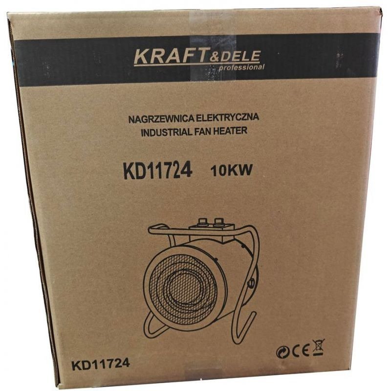 KRAFT&DELE KD11724 elektrinis šildytuvas 10 kW nuotrauka 11