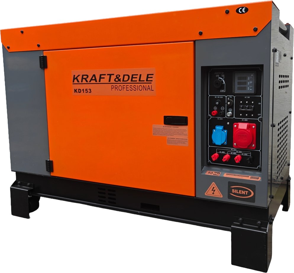 Kraft&Dele KD153 dyzelinis trifazis generatorius 14/15,5 kW nuotrauka 5