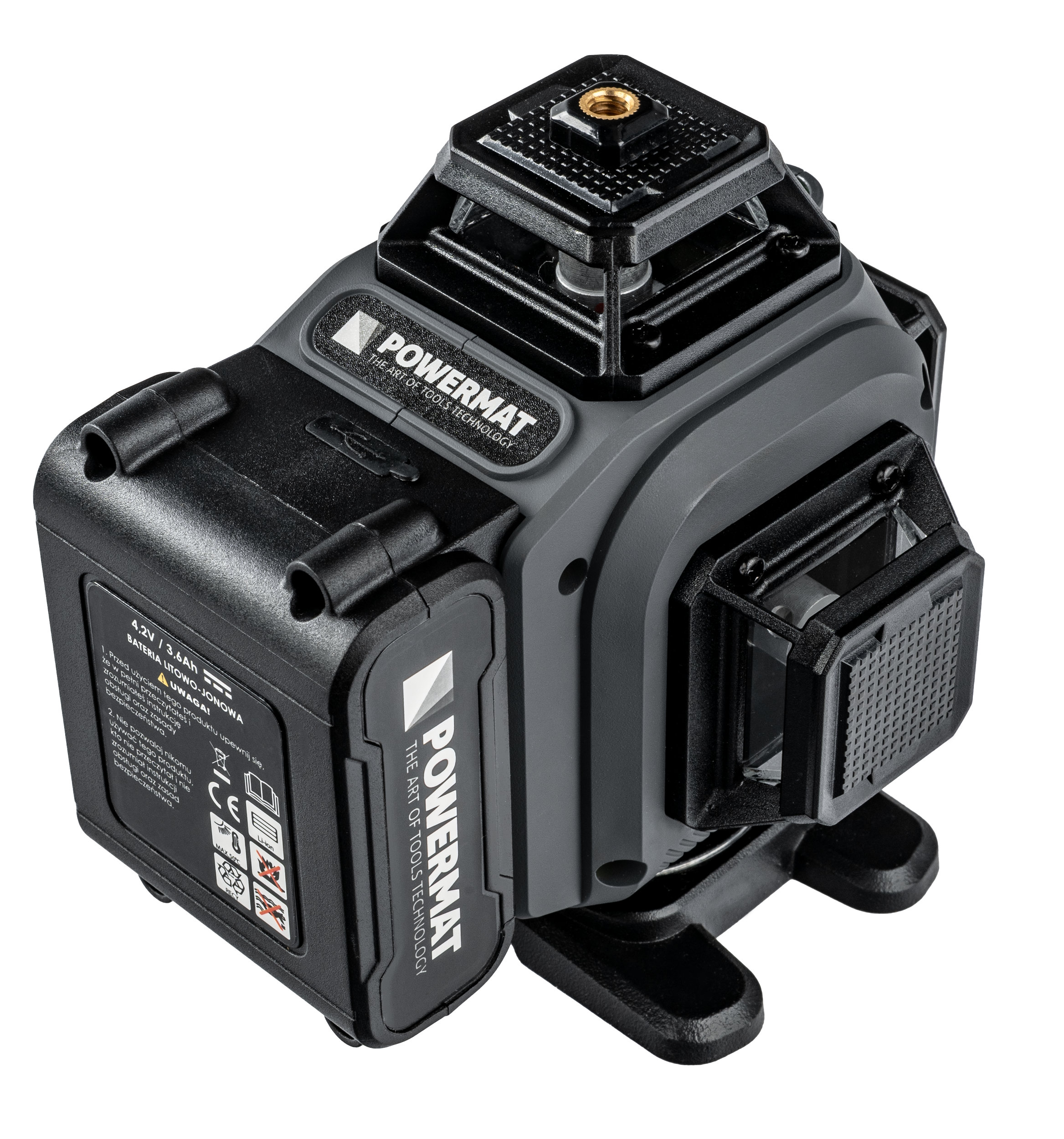Kryžminis lazerinis nivelyras Powermat PM-PLK-4DM3 nuotrauka 11