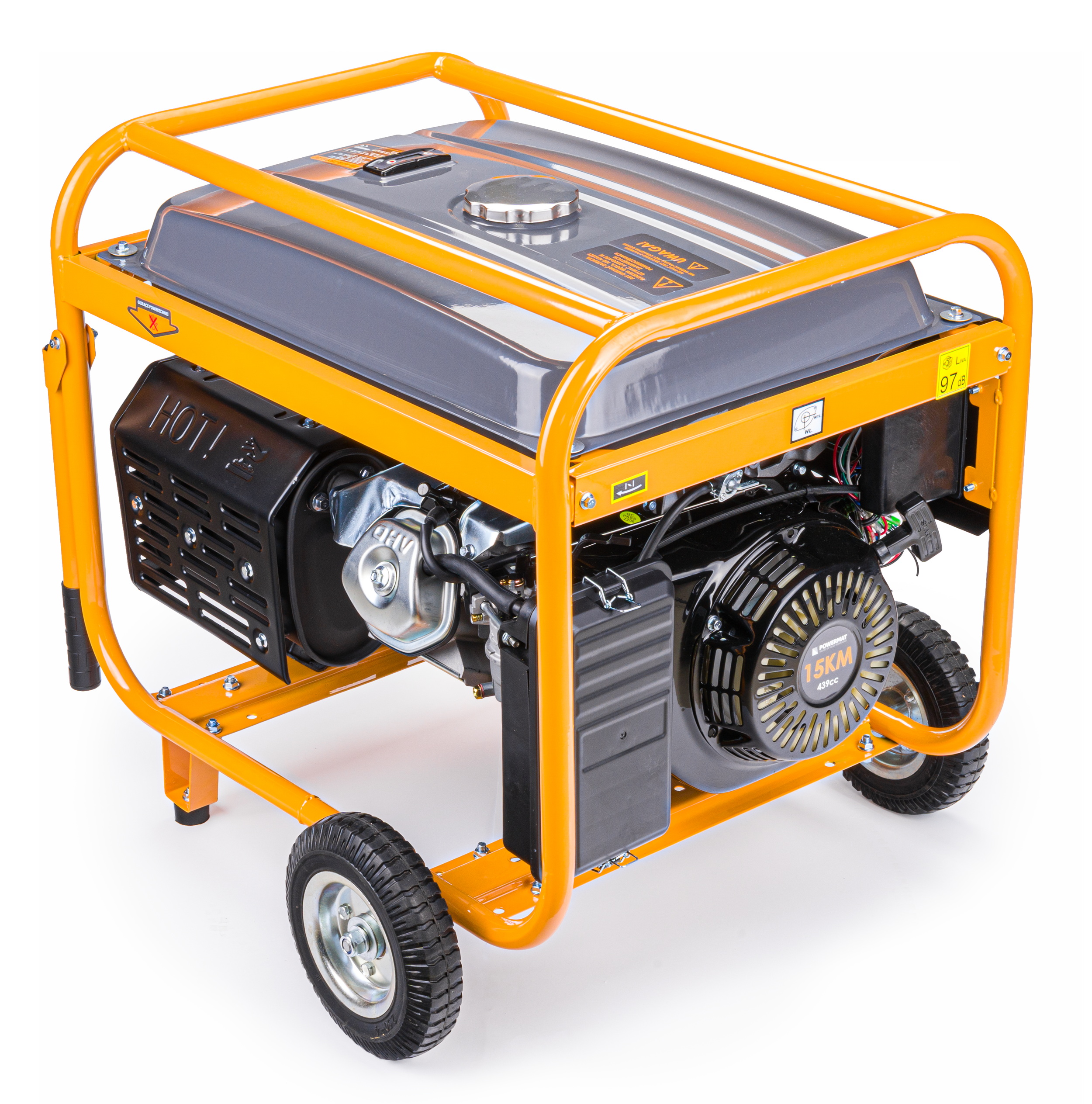 Powermat PM-AGR-7500M-EL trifazis generatorius su AVR, 7,5 kW, 230/400 V nuotrauka 3