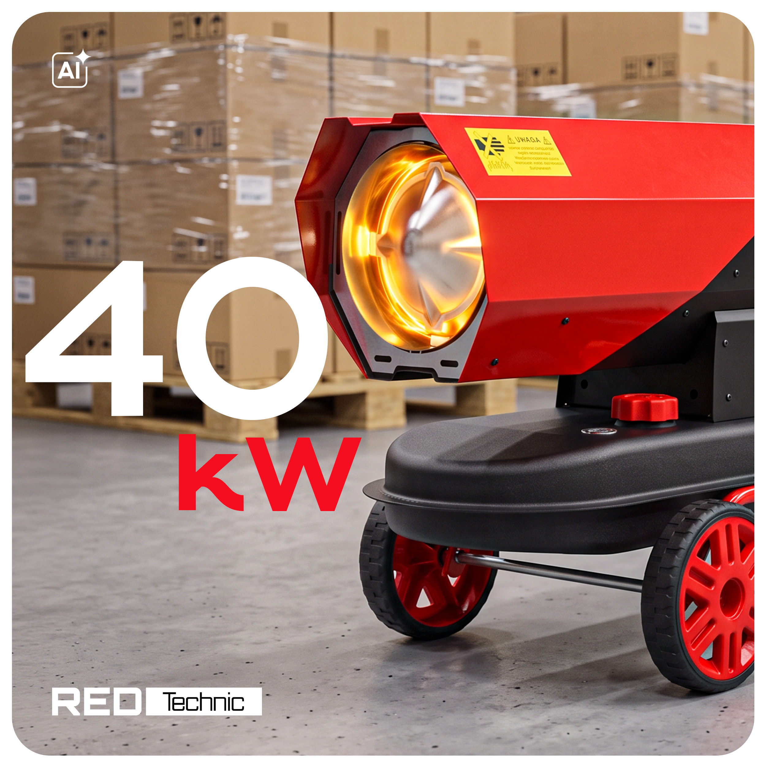 Dyzelinis oro šildytuvas 40 kW RTNGO0126 nuotrauka 12