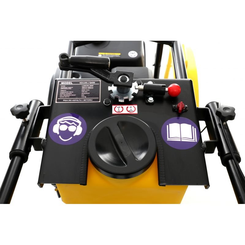 KRAFT&DELE KD11920 asfalto ir betono pjovimo mašina su Loncin varikliu nuotrauka 5