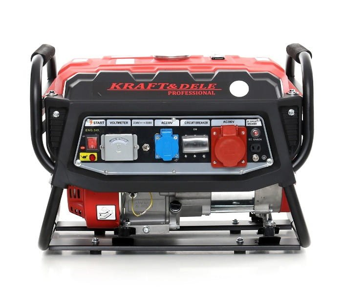 Kraft&Dele KD137 benzininis trifazis generatorius 3 kW (12/230/380 V) — nuotrauka