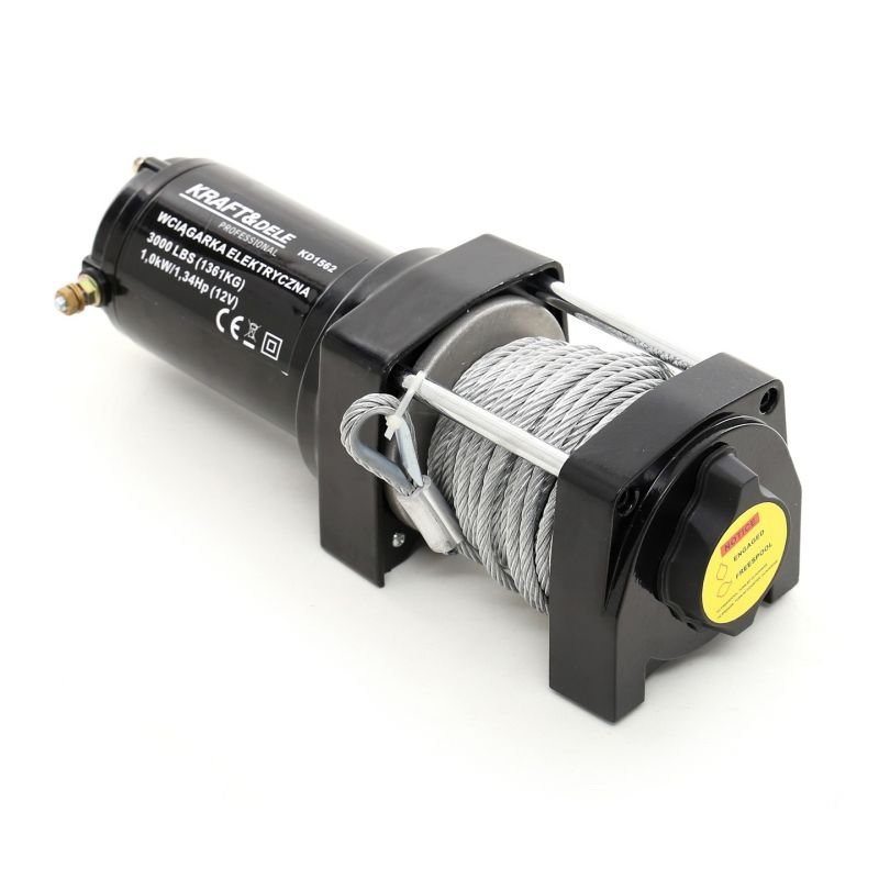 KRAFT&DELE KD1562 12 V elektrinė gervė 3000 lb (1361 kg) nuotrauka 8