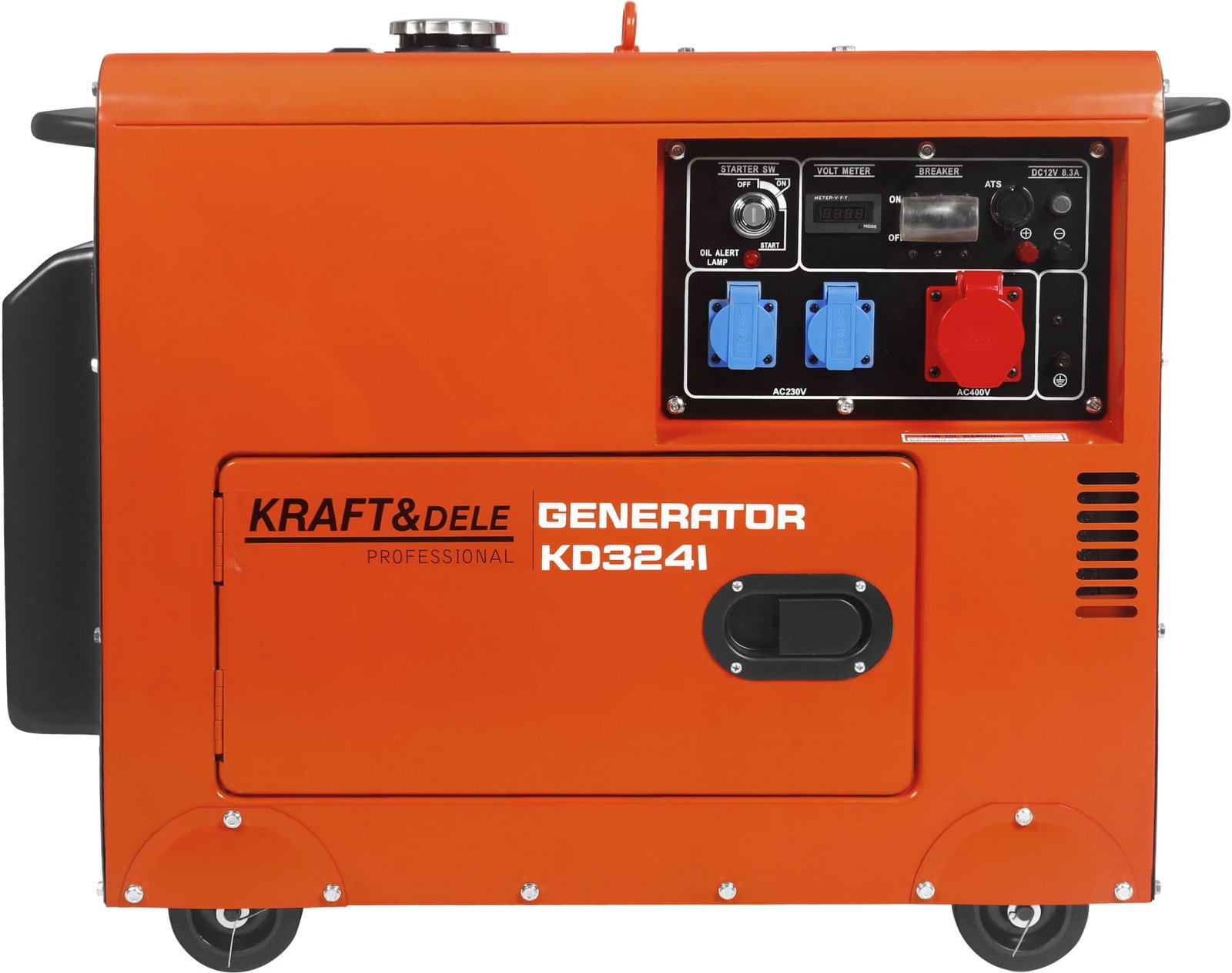 Trifazis dyzelinis generatorius su ATS KD3241, 7 kW, 230/400 V nuotrauka 6
