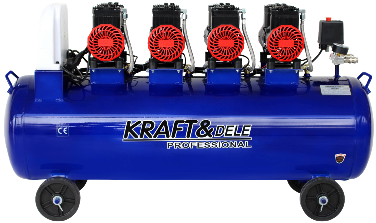 Kraft&Dele KD4095 bealyvinis oro kompresorius, 120 l, 7 kW, 400 V (4 cilindrai) — nuotrauka