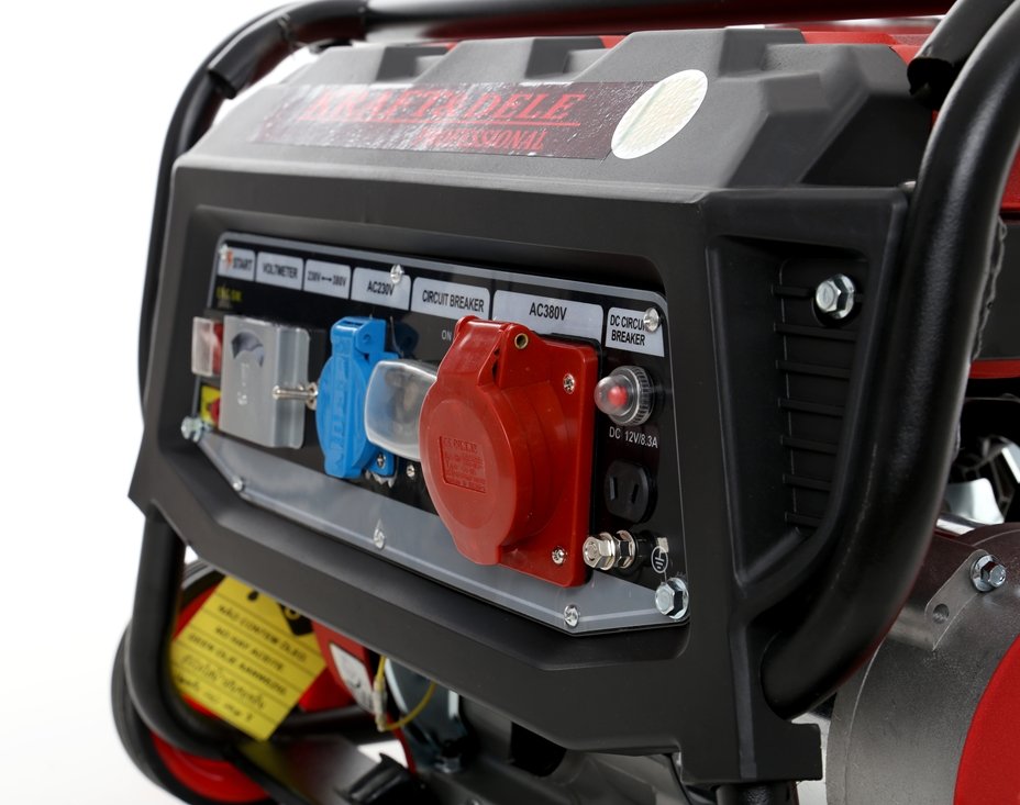 Kraft&Dele KD139 benzininis trifazis generatorius 3000 W (12/230/380 V) nuotrauka 11