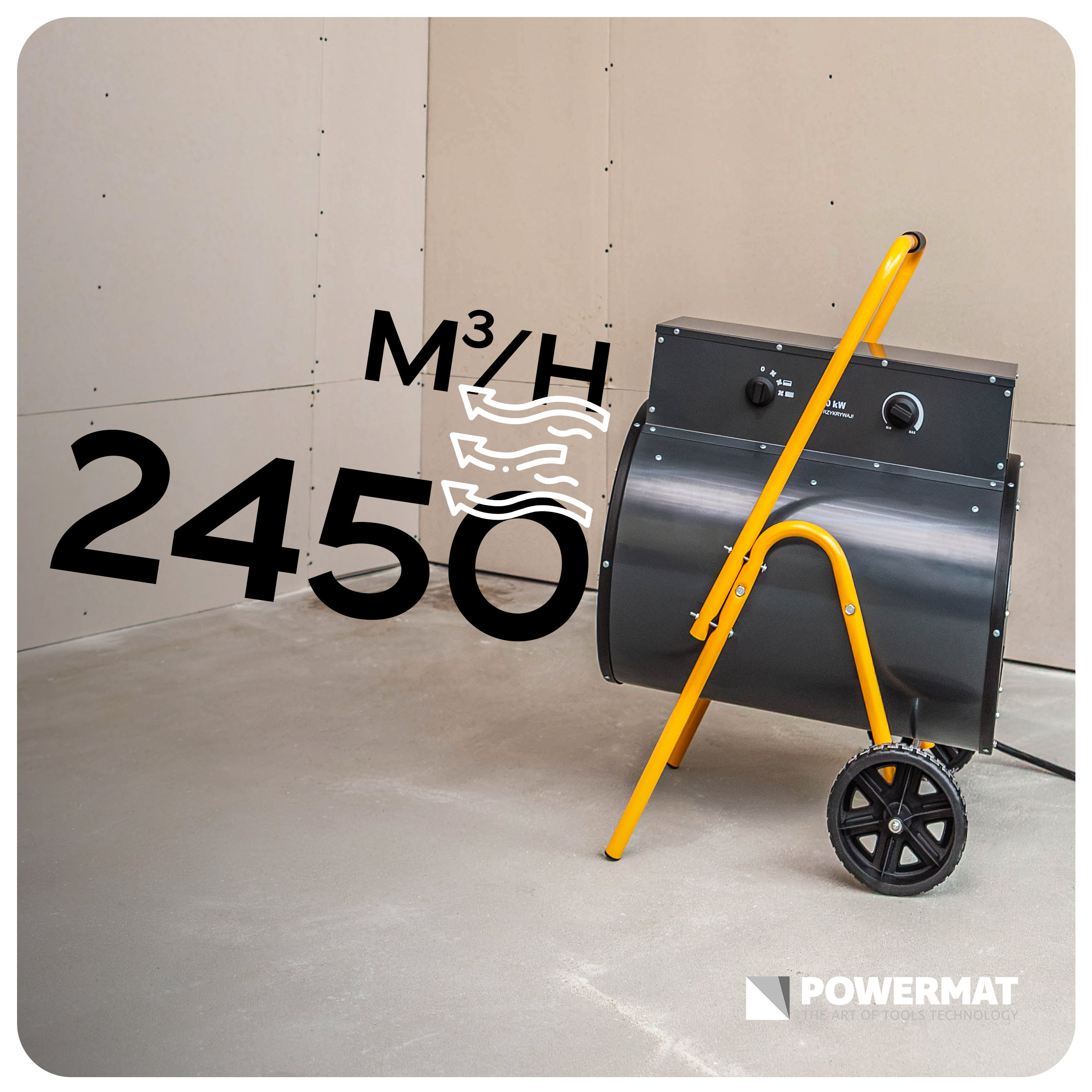 Elektrinis šildytuvas 30 kW, 400 V Powermat PM-NAG-30EN nuotrauka 11
