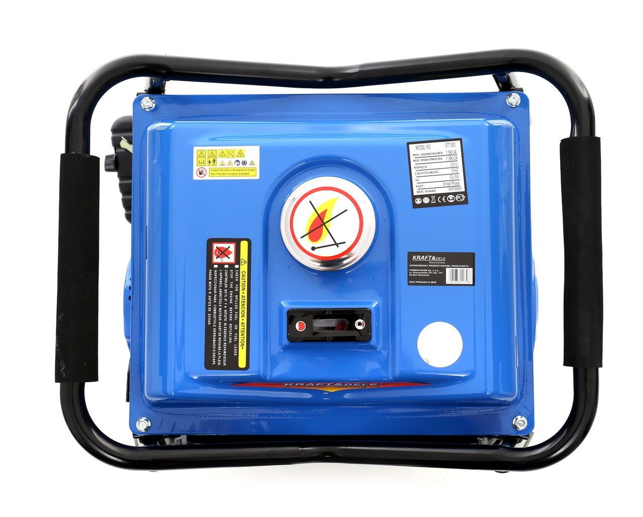Generatorius KD140, 1500 W, 12/230 V (vienfazis) nuotrauka 5