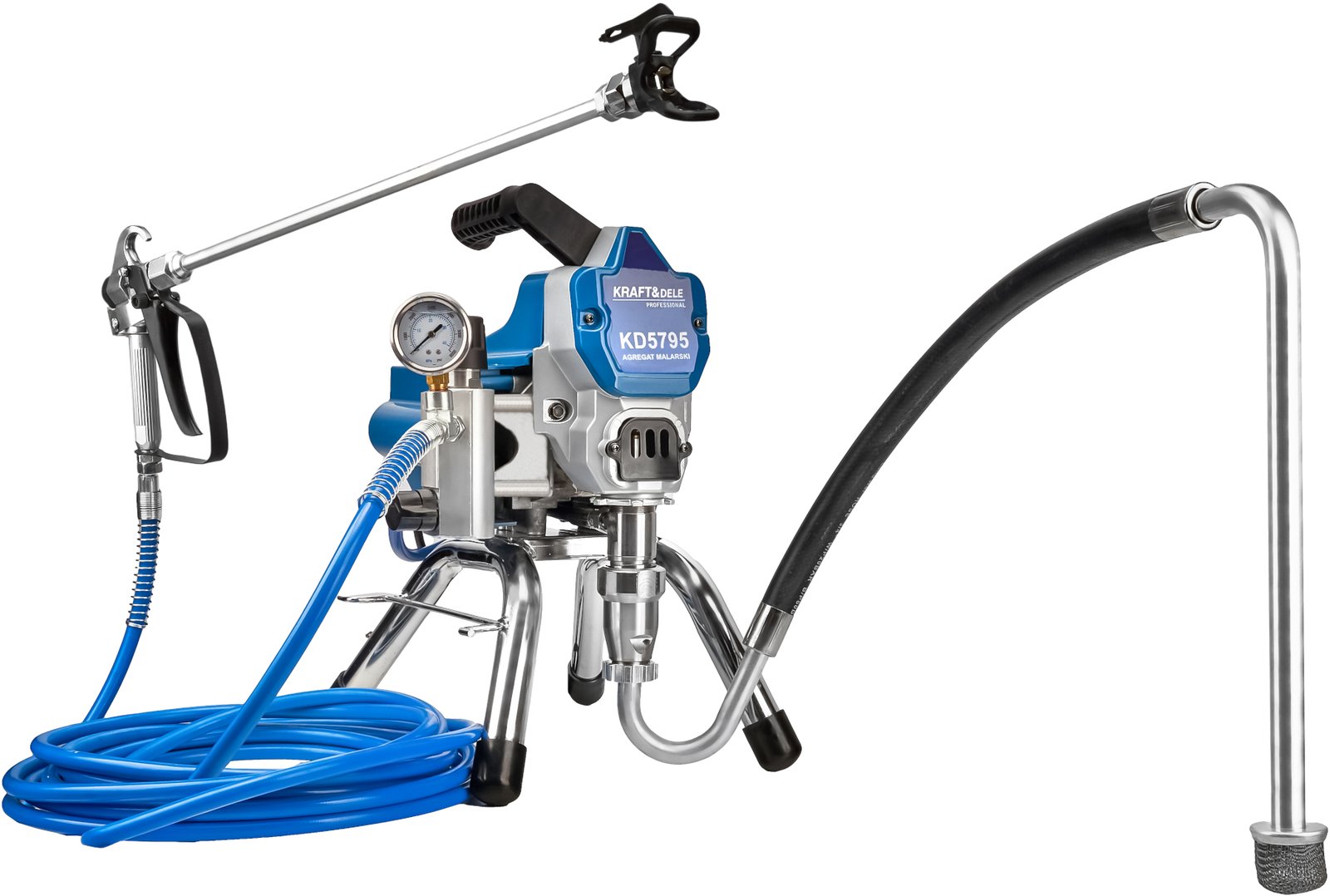 KRAFT&DELE KD5795 beorio dažymo agregatas, 1500 W, 2,3 l/min — nuotrauka