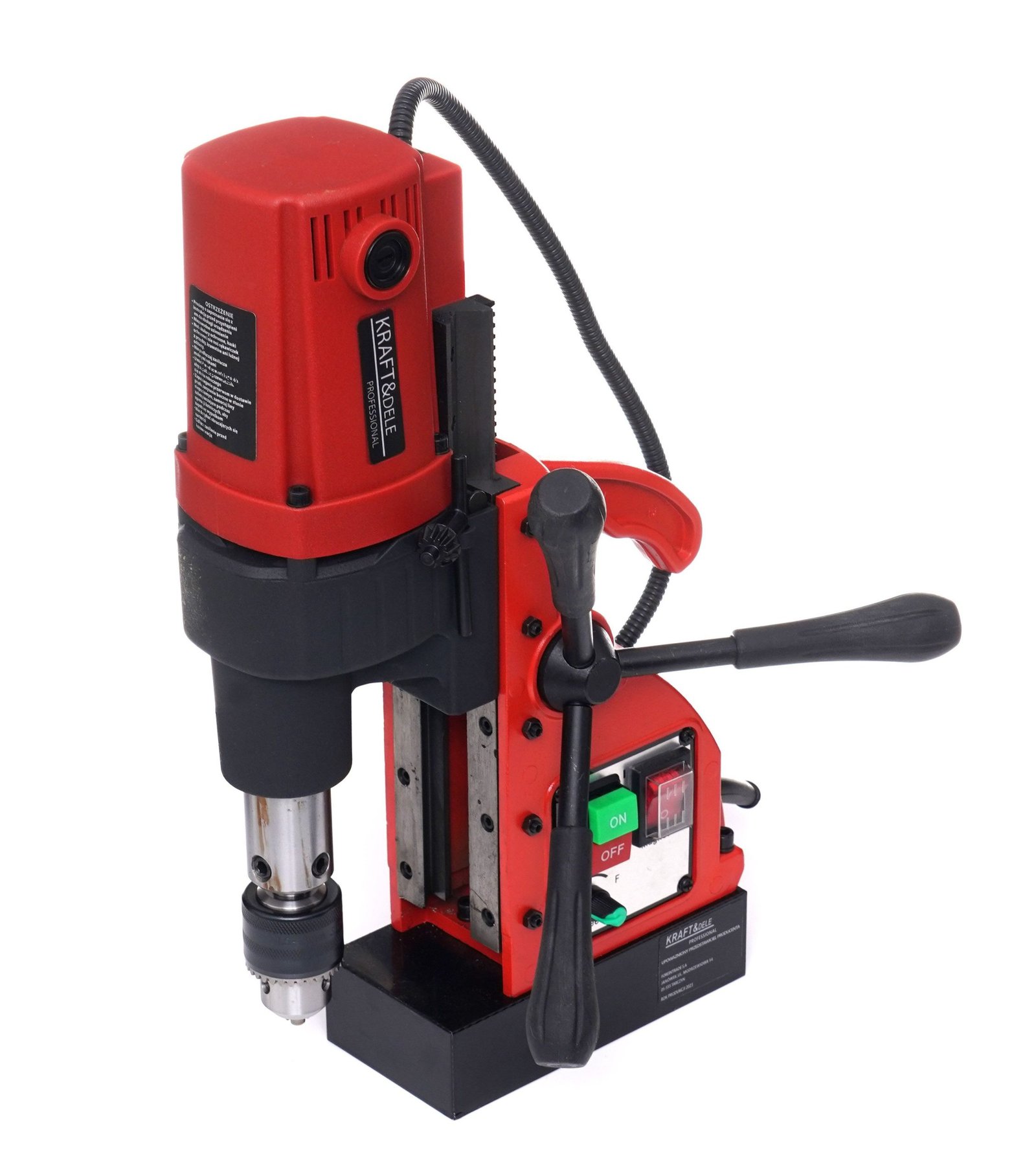 Kraft&Dele KD1381 magnetinės gręžimo staklės, 2150 W, 1700 N, 13 mm nuotrauka 11