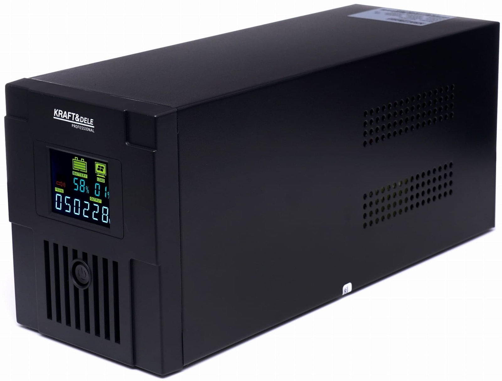 Kraft&Dele KD1930 UPS 2000 VA / 1200 W su LCD ekranu nuotrauka 3
