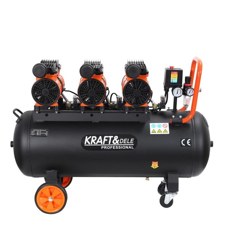 Kraft&Dele KD1394 betepalinis oro kompresorius, 100 l nuotrauka 3