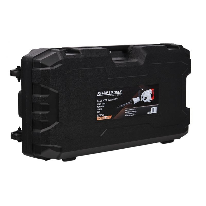 Kraft&Dele KD1549 atskėlimo plaktukas 1700 W, 45 J nuotrauka 3