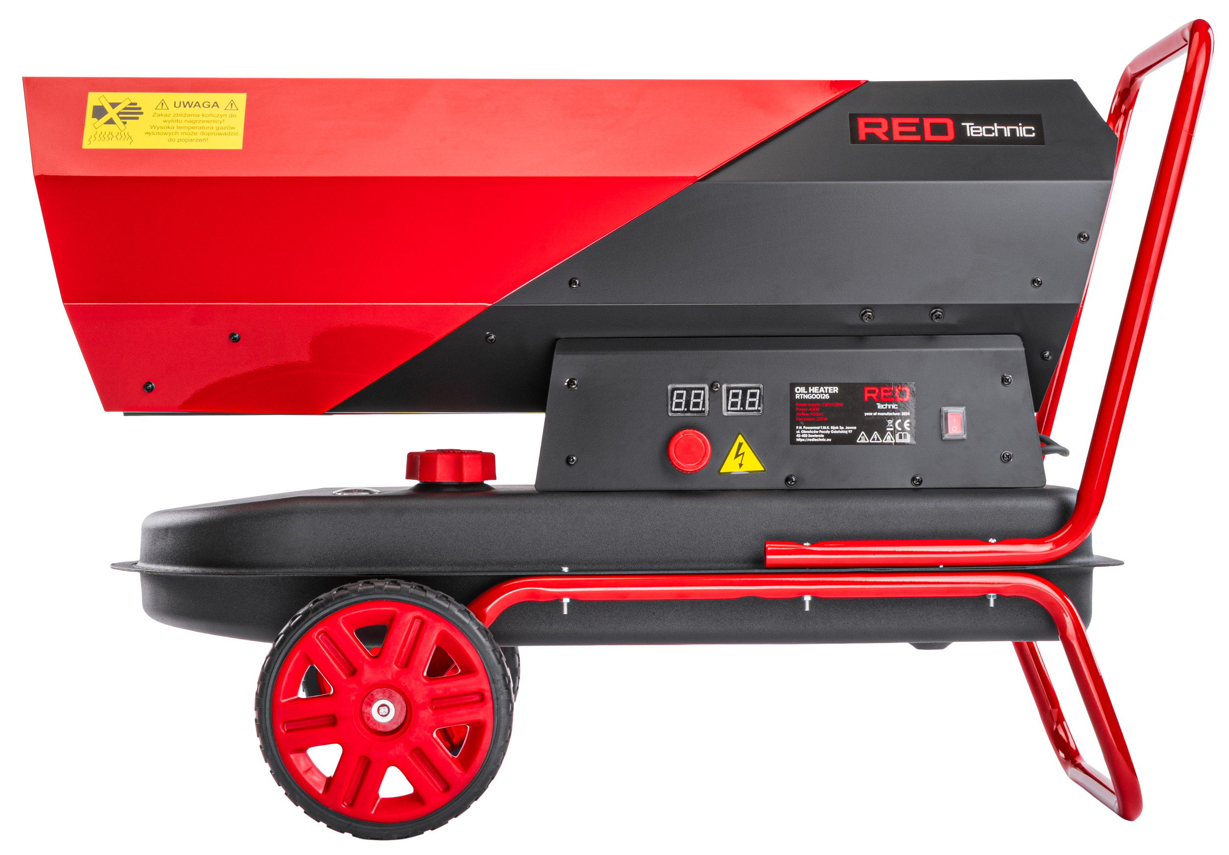 Dyzelinis oro šildytuvas 40 kW RTNGO0126 nuotrauka 4