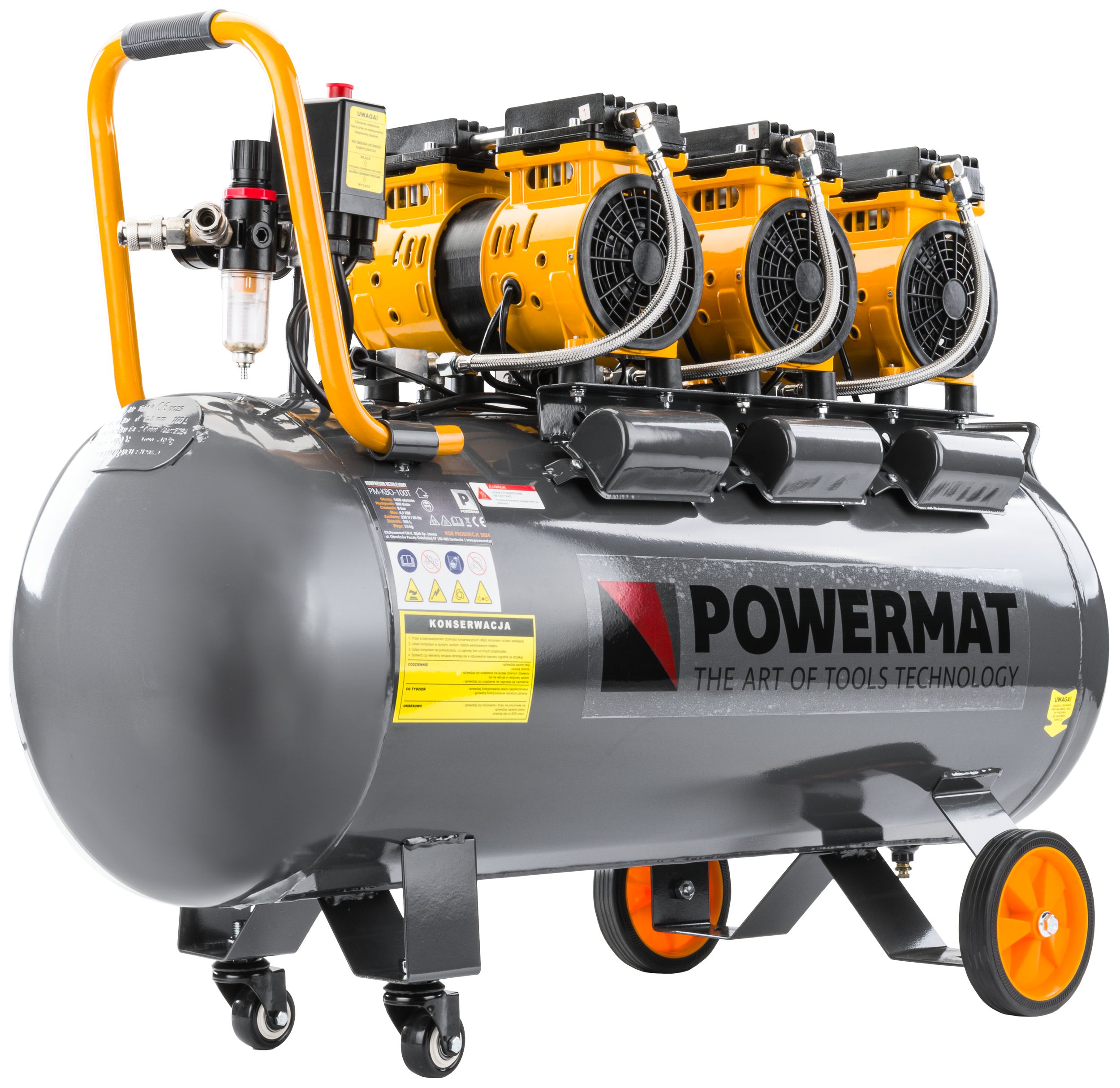 Powermat PM-KBO-100T bealyvis oro kompresorius — nuotrauka 1