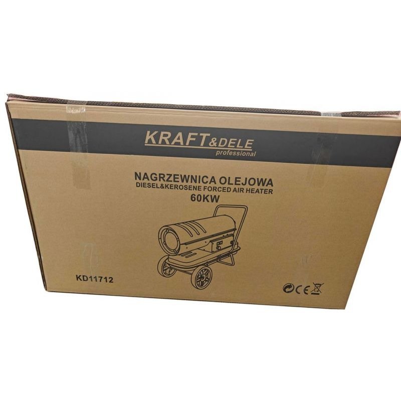 KRAFT&DELE KD11712 dyzelinis šildytuvas su termostatu, 60 kW nuotrauka 10