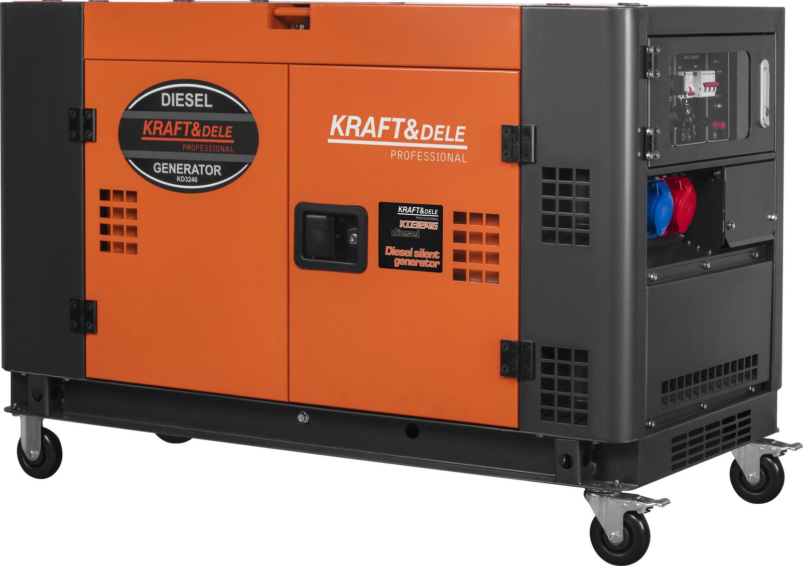 Kraft&Dele KD3246 trifazis generatorius, 20 kW (230/400 V) nuotrauka 4