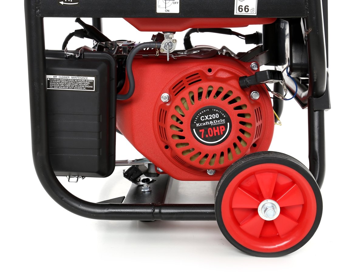 KRAFT&DELE KD138 benzininis vienfazis generatorius, 3000 W, 12/230 V nuotrauka 12