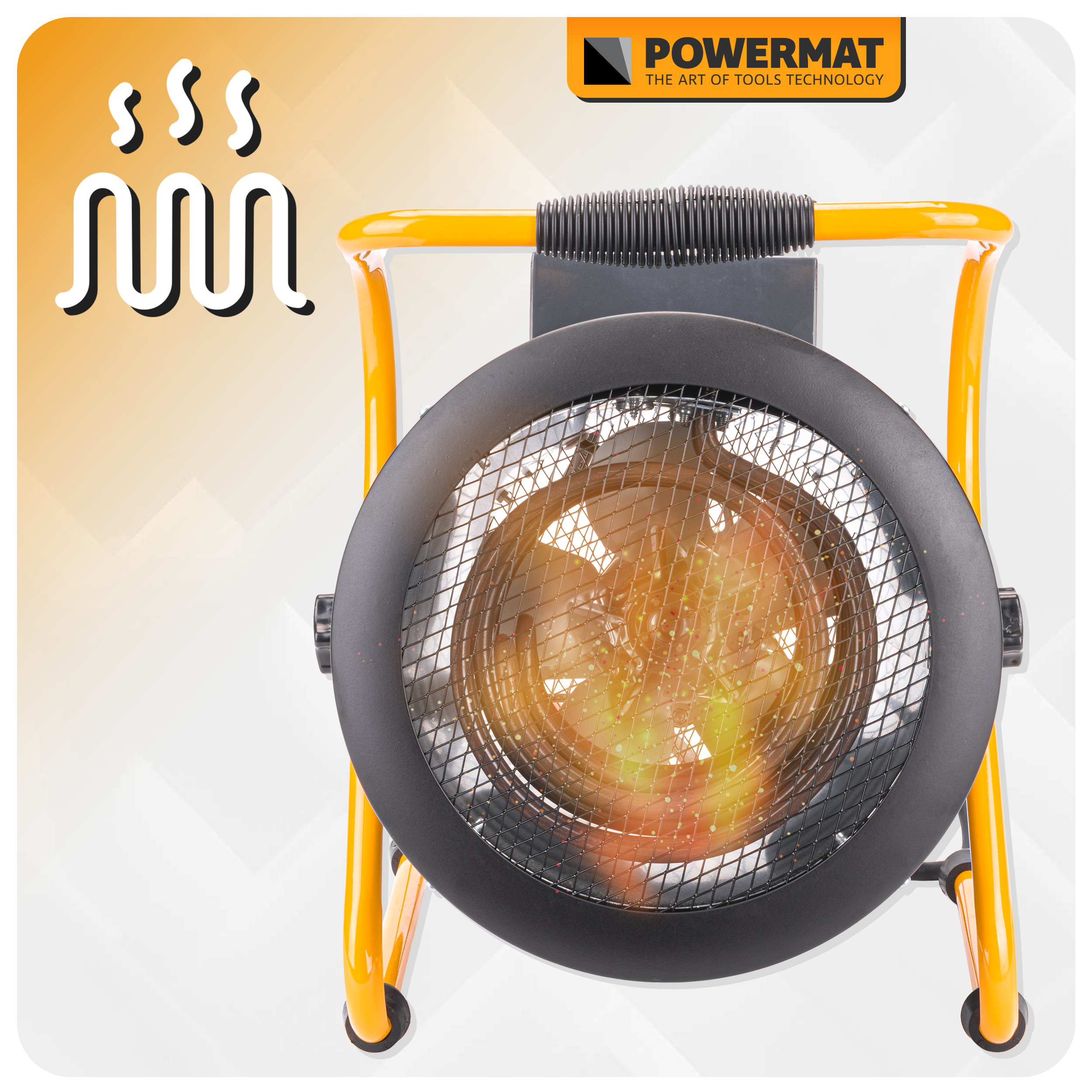Elektrinis pramoninis šildytuvas Powermat PM-NAG-6EN, 6 kW, 400 V nuotrauka 12