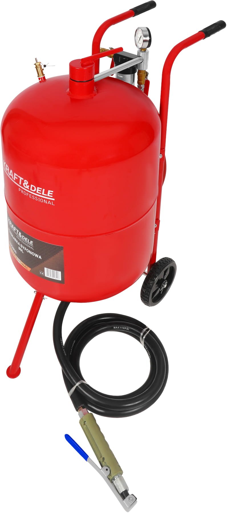 KRAFT&DELE sifoninė smėliavimo įranga 80 l KD5855 nuotrauka 3