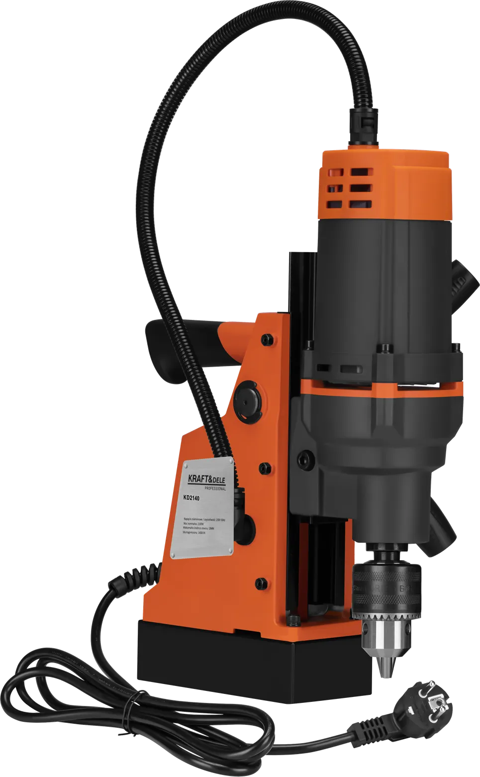 Kraft&Dele KD2140 magnetinė gręžimo mašina 2100 W (230 V) nuotrauka 6