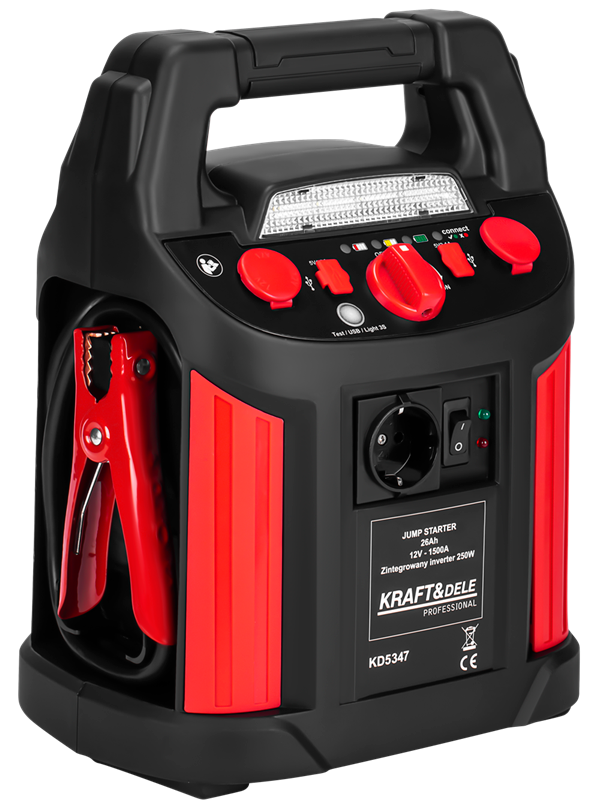 Kraft&Dele KD5347 užvedimo stotelė, 12 V, 26 Ah, 1200/700 A