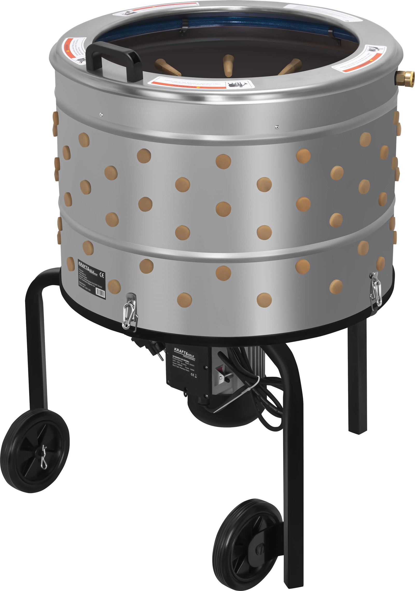 KRAFT&DELE KD4351 paukščių plunksnų pešyklė, 1300 W, Ø650 mm nuotrauka 5