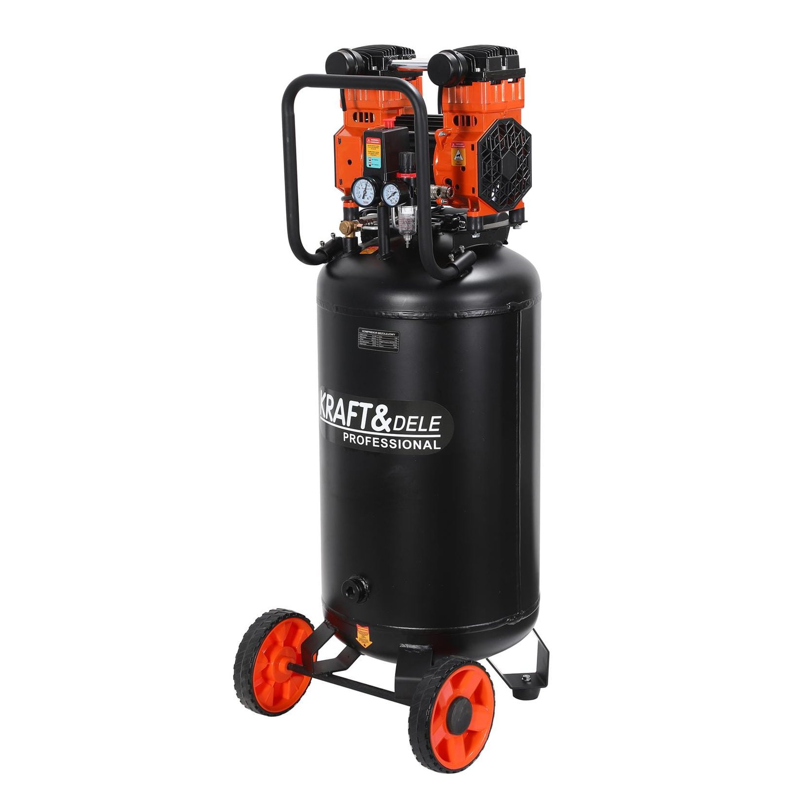 Kraft&Dele KD1389 bealyvis oro kompresorius, 100 l, 3000 W nuotrauka 6